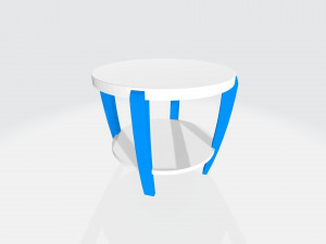 kid chair 3D मॉडल