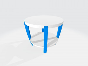 kid chair 3D मॉडल
