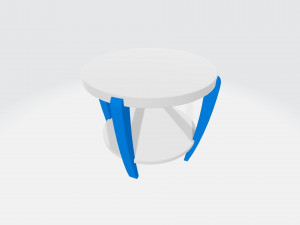 kid chair 3D मॉडल