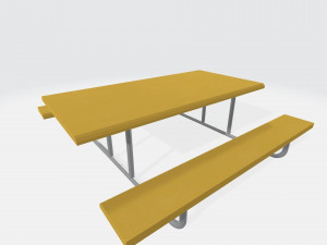 garden table Modelo 3D
