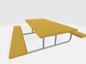 garden table Modelo 3D
