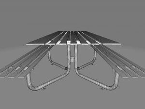 picnic table 3D Model