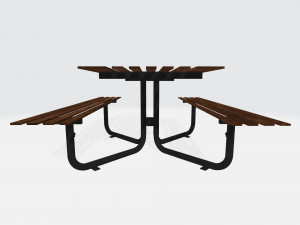 picnic table 3Dモデル