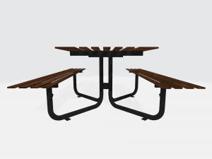 picnic table 3D Model