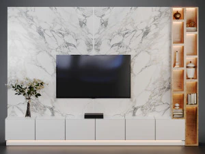 tv wall mat set 1 3D Model