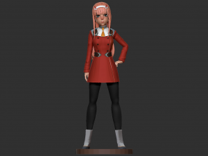 zero two 3D-printmodel