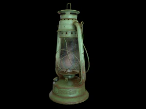 oil lantern pbr low-poly 3D Model
