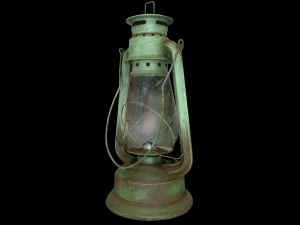 oil lantern pbr low-poly 3D Model