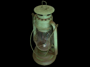 oil lantern pbr low-poly 3D Model