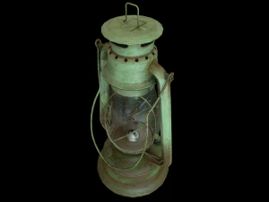 oil lantern pbr low-poly 3D Model