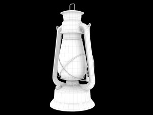 oil lantern pbr low-poly 3D Model