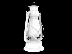 oil lantern pbr low-poly 3D Model