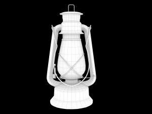 oil lantern pbr low-poly 3D Model