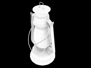 oil lantern pbr low-poly 3D Model