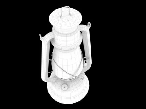oil lantern pbr low-poly 3D Model