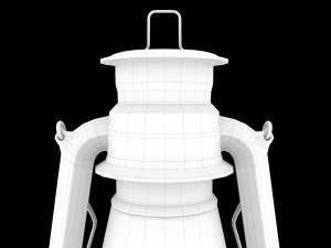 oil lantern pbr low-poly 3D Model