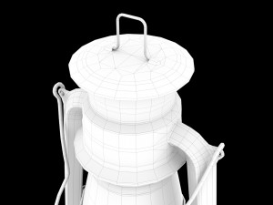oil lantern pbr low-poly 3D Model