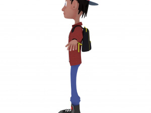 cartoon kid Modèle 3D