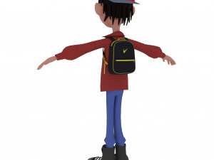 cartoon kid Modèle 3D