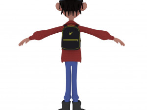 cartoon kid Modèle 3D