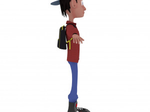cartoon kid Modèle 3D