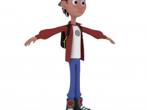 cartoon kid Modèle 3D