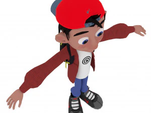 мультяшна дитина 3D Модель