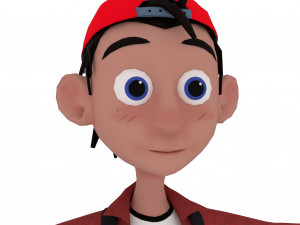 cartoon kid Modèle 3D