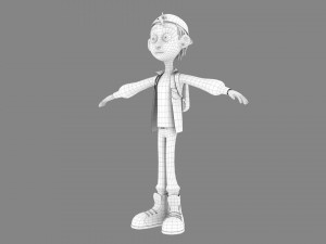 cartoon kid Modèle 3D