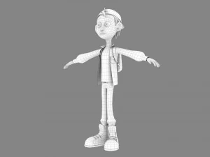 мультяшна дитина 3D Модель