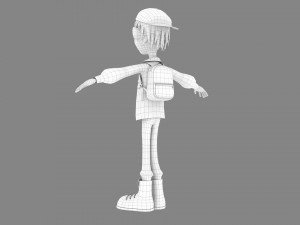 cartoon kid Modèle 3D