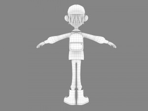 cartoon kid Modèle 3D