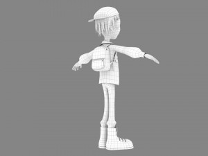 cartoon kid Modèle 3D