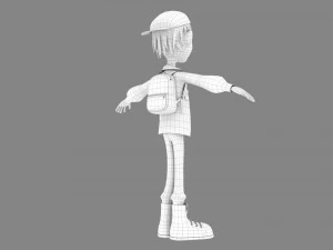 мультяшна дитина 3D Модель