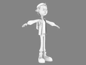 cartoon kid Modèle 3D