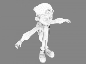 cartoon kid Modèle 3D