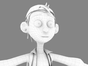 мультяшна дитина 3D Модель