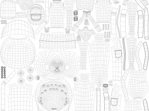 мультяшна дитина 3D Модель