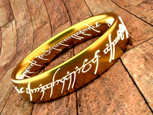 the one ring lord of rings 3D Print Model