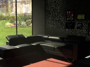living room sofa Modello 3D