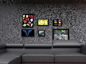 living room sofa 3D Model