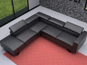 living room sofa Modello 3D