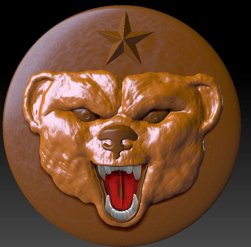 united states army alaska logo 3D Print Model .c4d .max .obj .3ds .fbx .stl .blend 