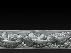 memancing beruang Model Cetak 3D