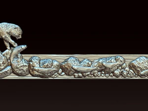 pesca de osos Modelo de impresión 3D