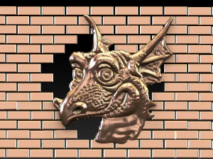 dragon 3D Print Model