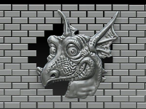 dragon 3D Print Model