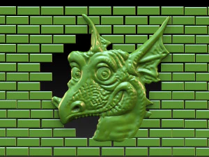 dragon 3D Print Model