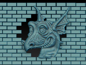 dragon 3D Print Model