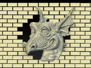 dragon 3D Print Model